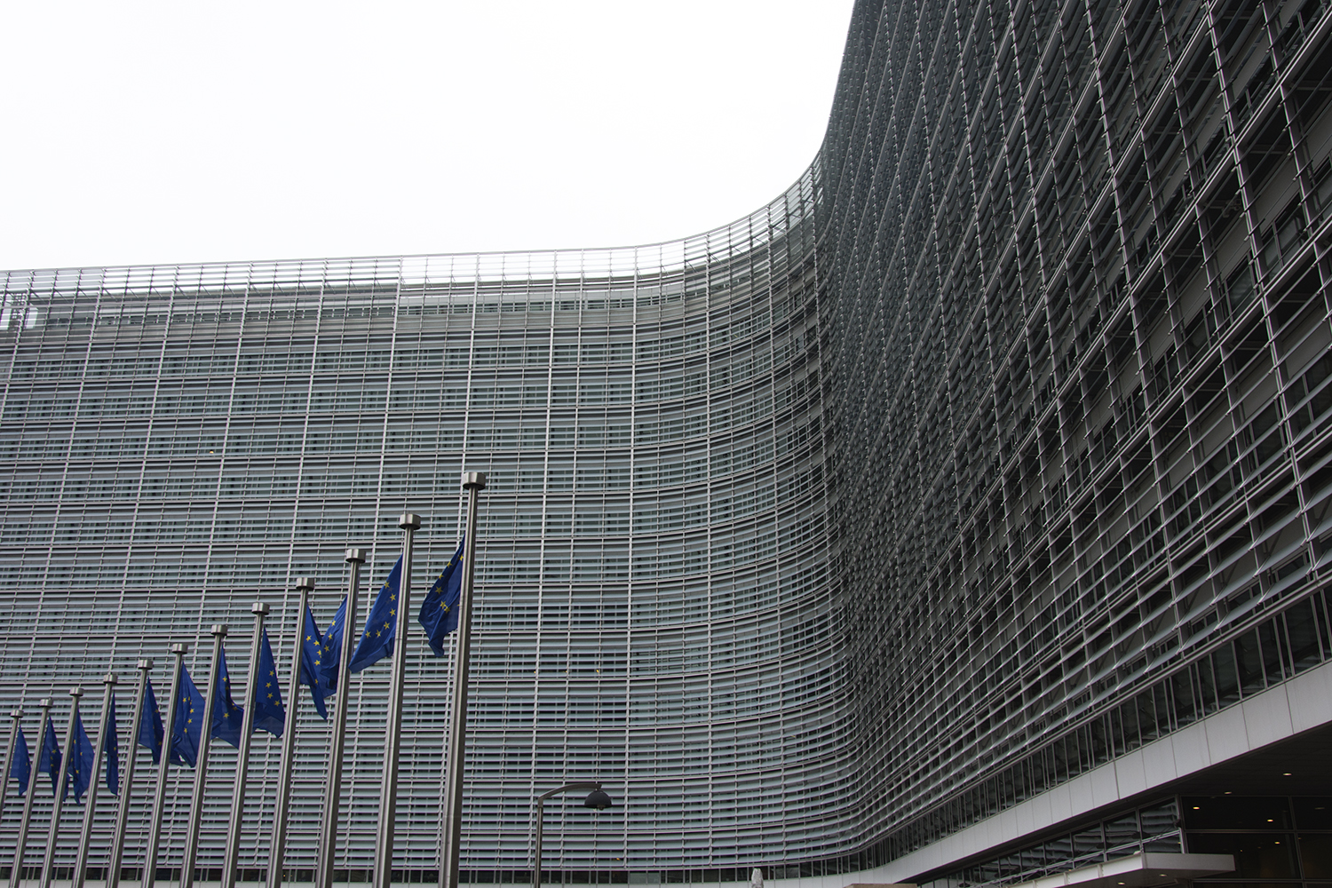 L’imposant bâtiment de la Commission européenne