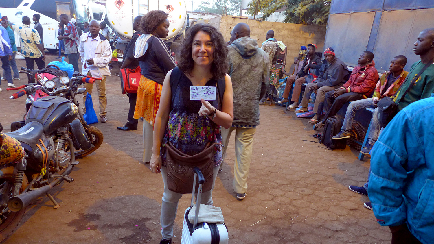 Le billet de bus pour aller de Ouaga à Gikologo, première étape du voyage en direction de Niego © Globe Reporters