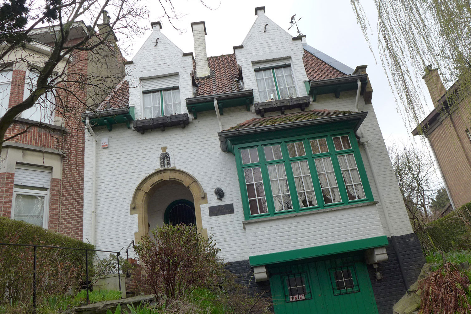 La maison a été dessinée par le poète qui s’est inspiré des anciennes maisons de béguinage © Globe Reporters