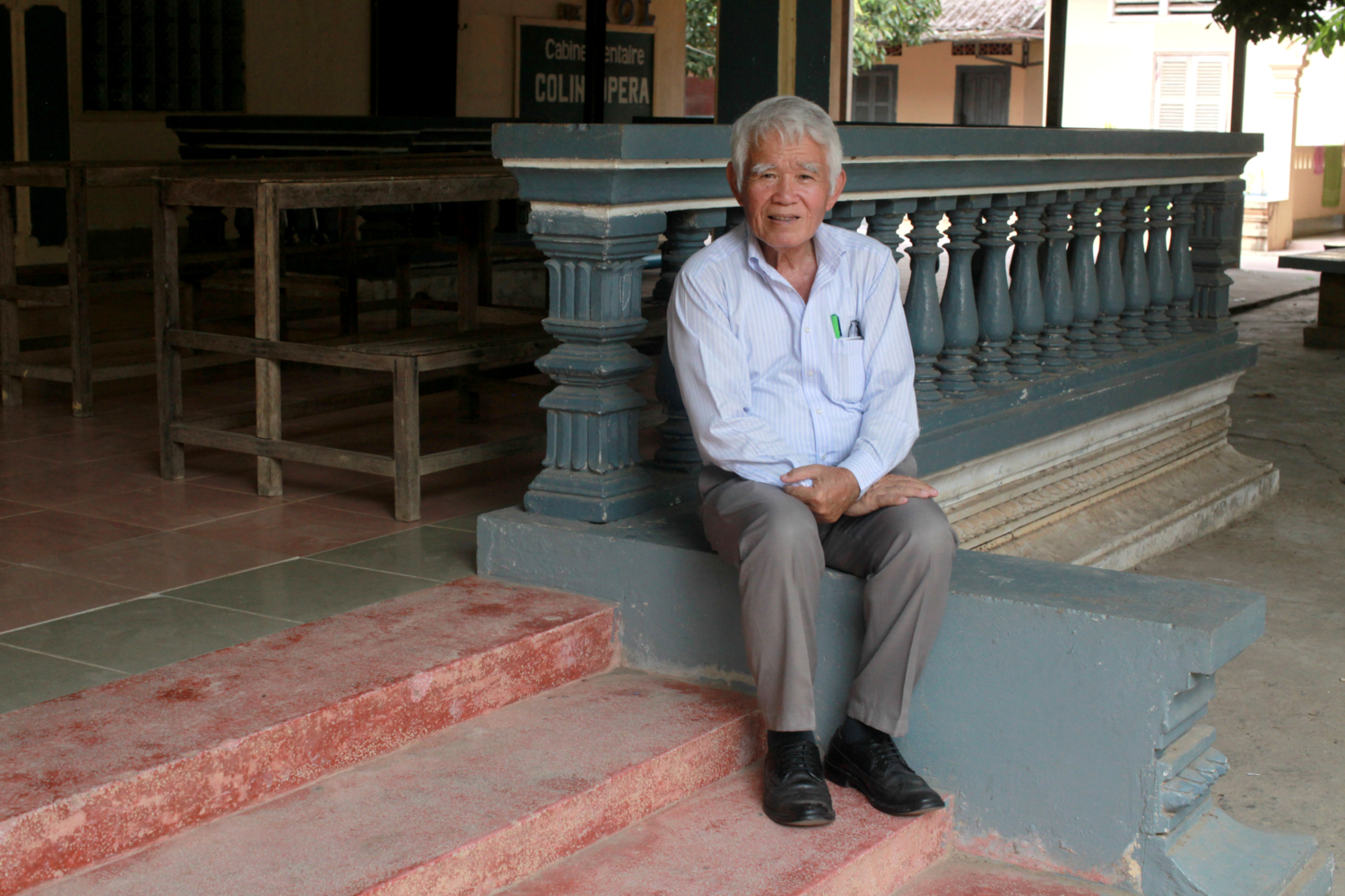 Saran MEAS, responsable du refuge Kol © Globe Reporters