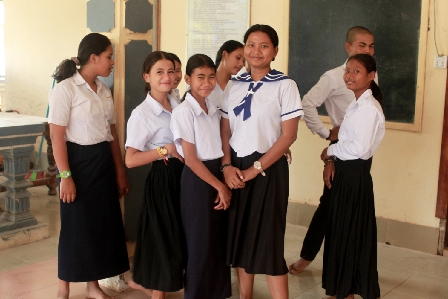 Lycéennes du Refuge Kol © Globe Reporters