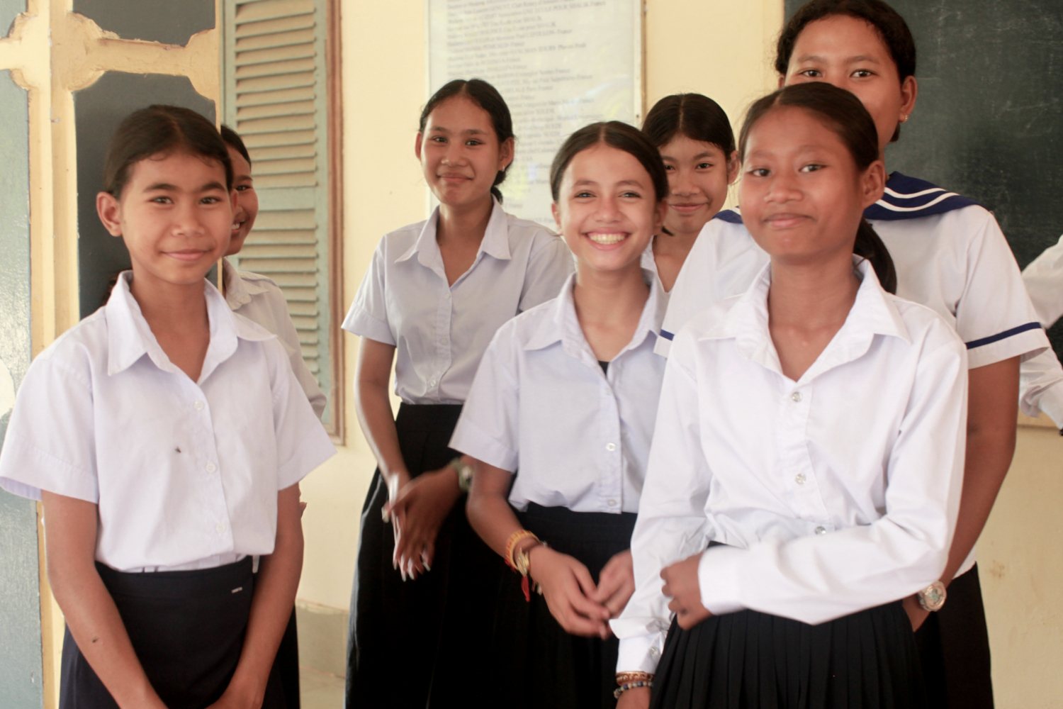 Lycéennes du Refuge Kol © Globe Reporters