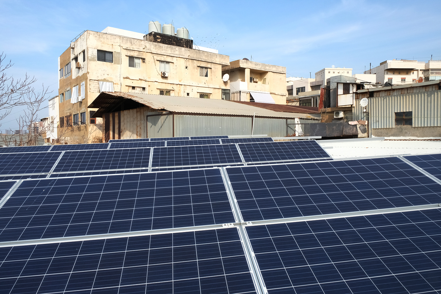 L’entreprise produit sa propre énergie grâce à des panneaux solaires installés sur le toit ©Globe Reporters