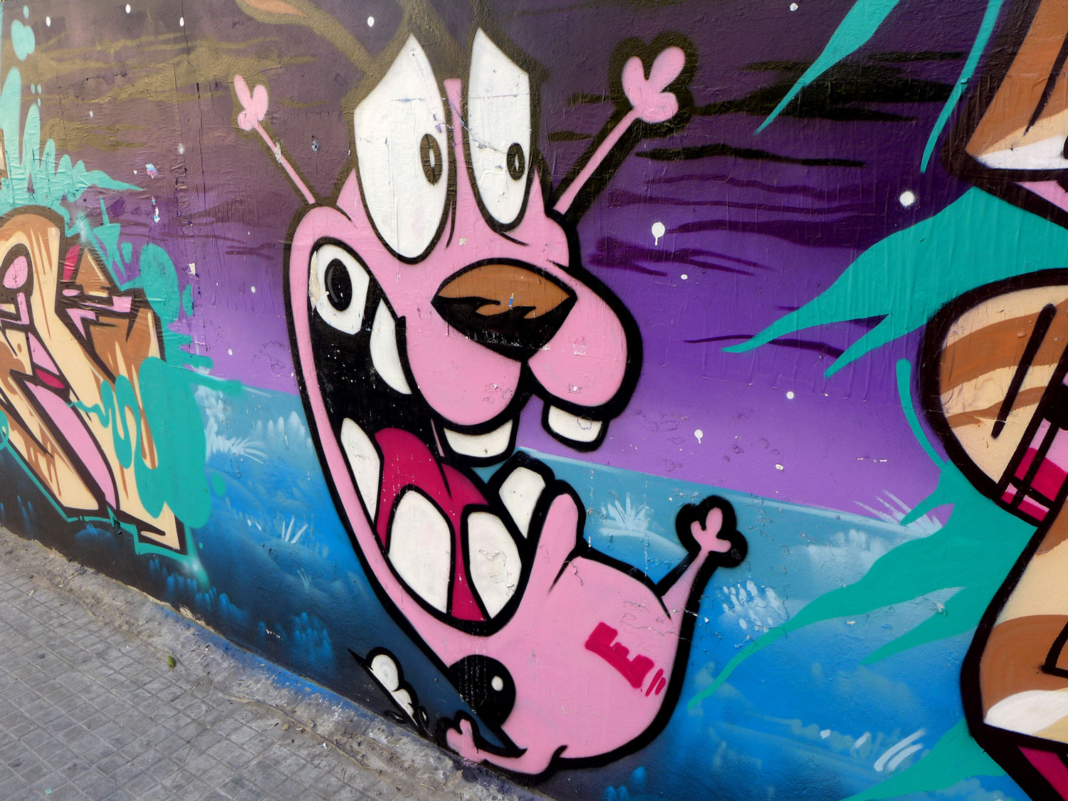 L’humour est un élément important du street art © Globe Reporters