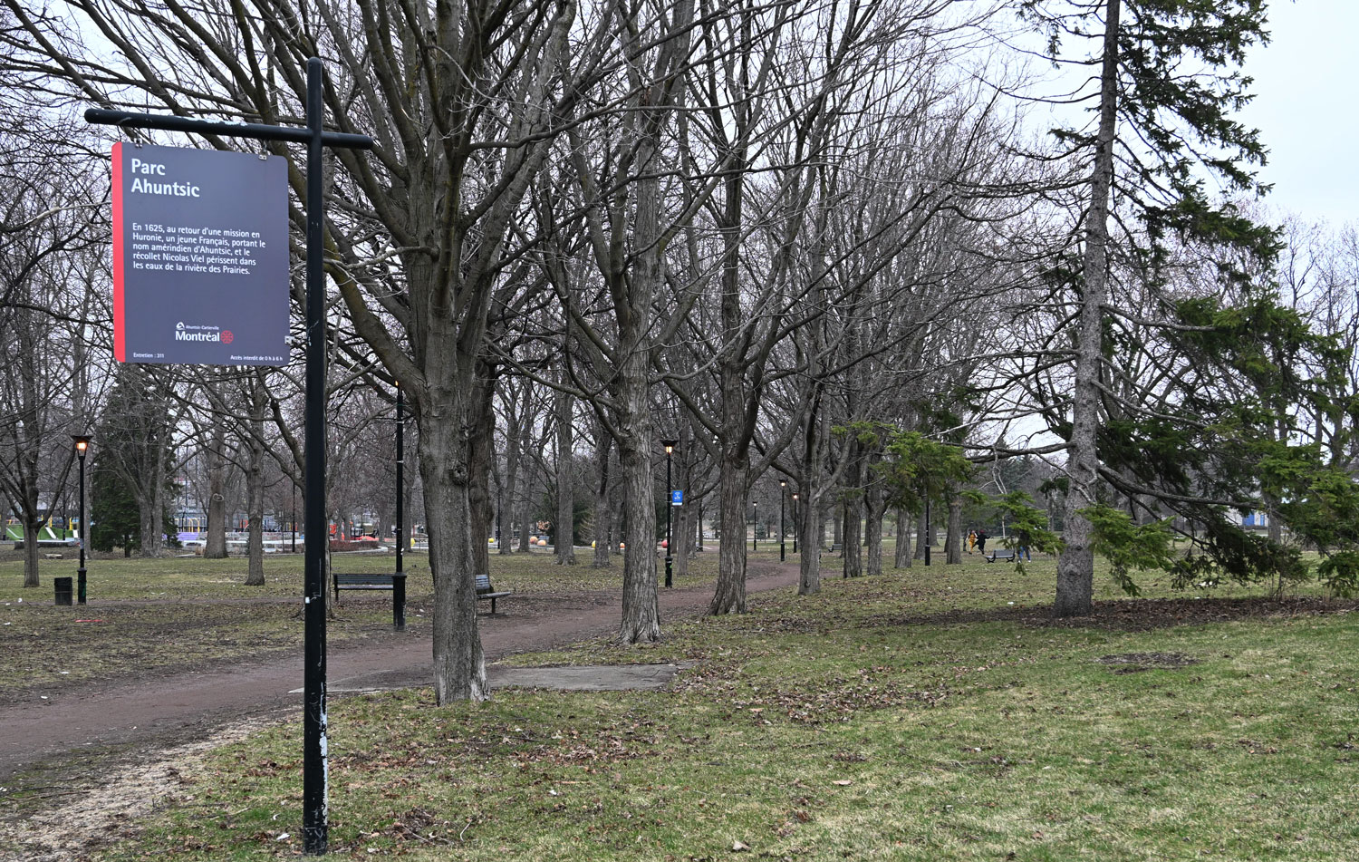 Le parc Ahuntsic, lieu central du district, porte le même nom d’origine autochtone © Globe Reporters